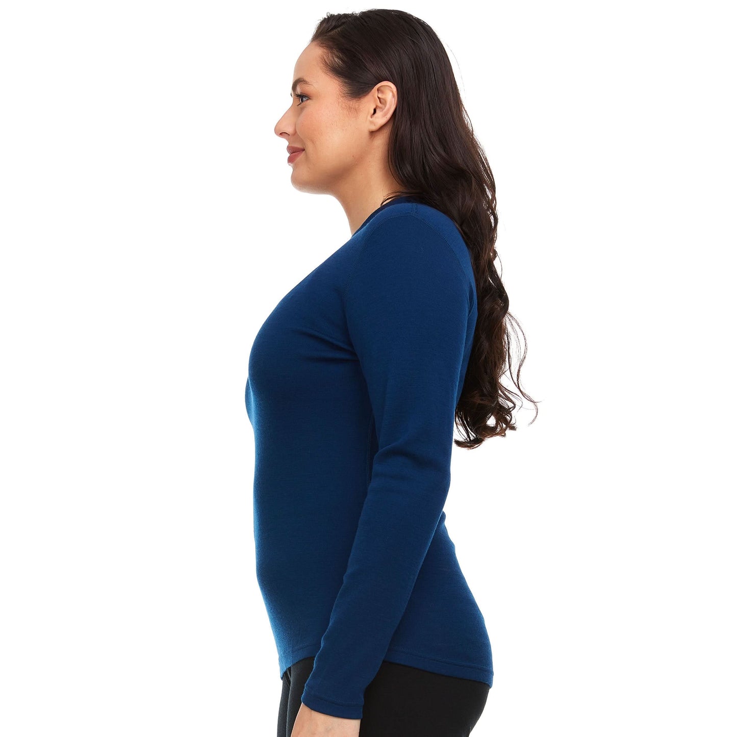 Women's 100% Merino Wool Mock Neck - Midweight