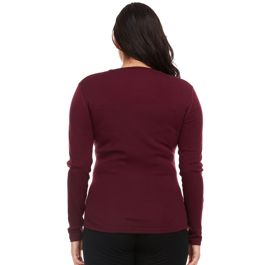 Women's 100% Merino Wool V-Neck - Midweight Sweater