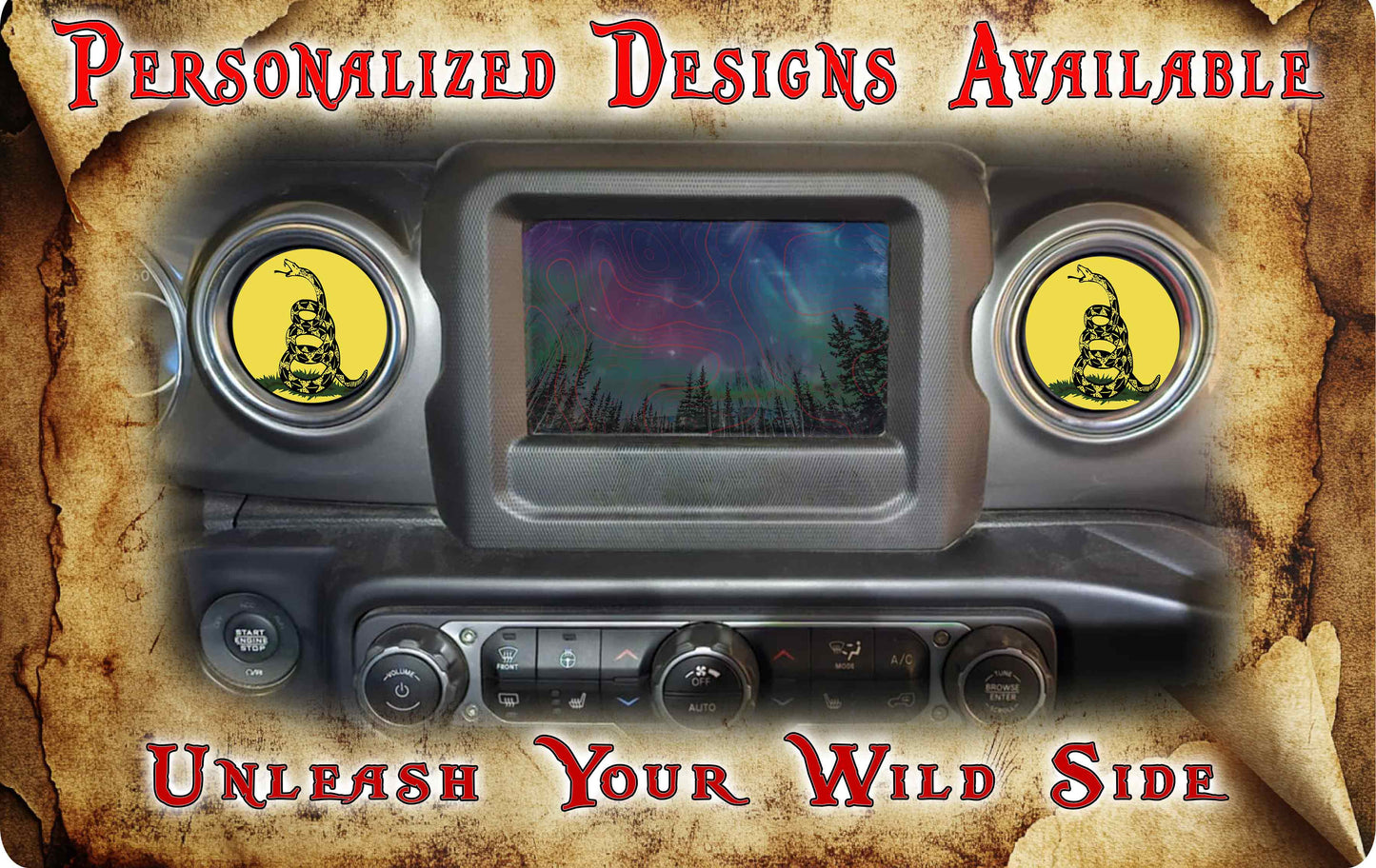 Steering wheel decal Don't Tread on me 159