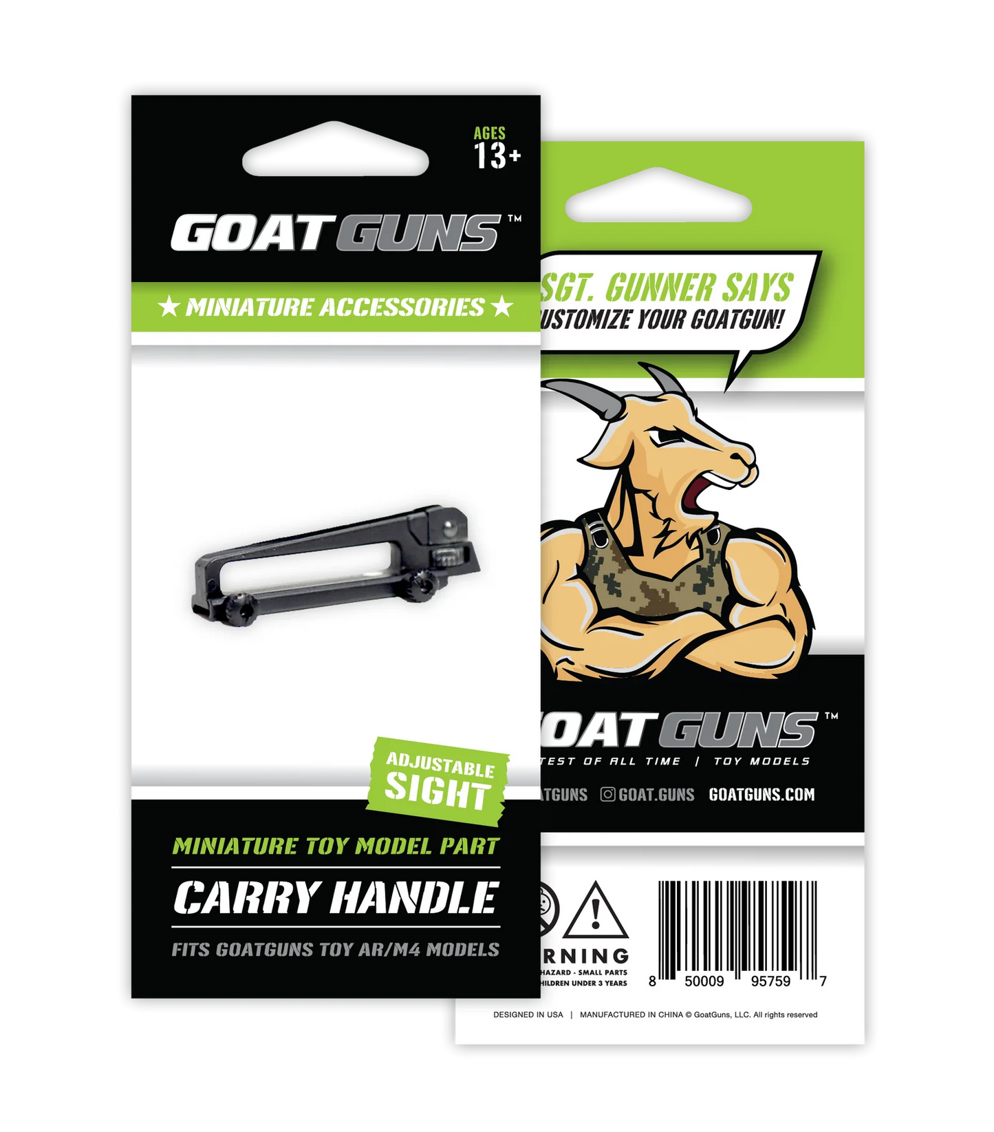 Goat Guns Miniature Toy Model Carry Handle