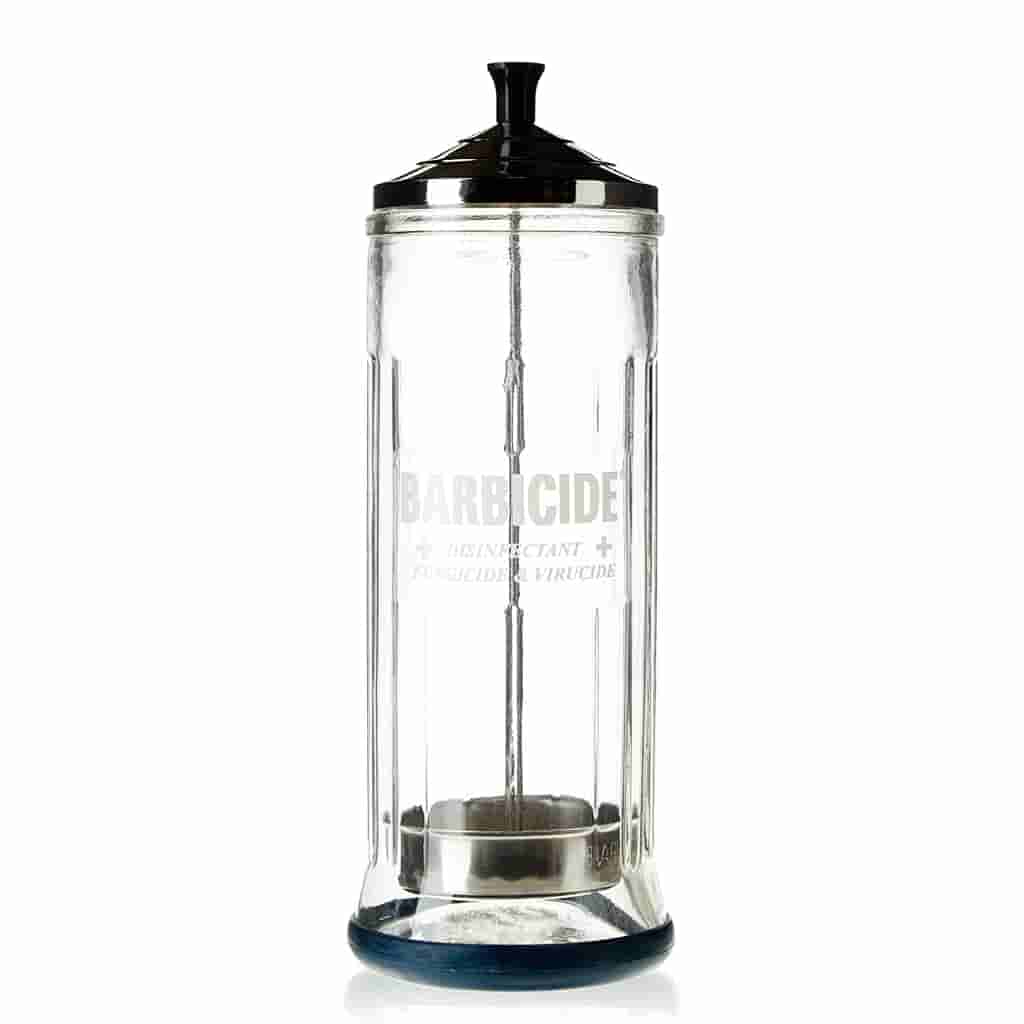 Barbicide Tall Disinfectant Jar 37 fl oz – Professional Barber Jar