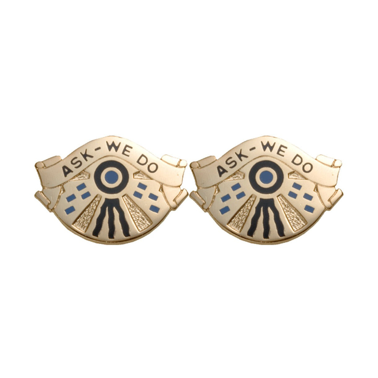 553rd S&S BATTALION Distinctive Unit Insignia - Pair - ASK WE DO