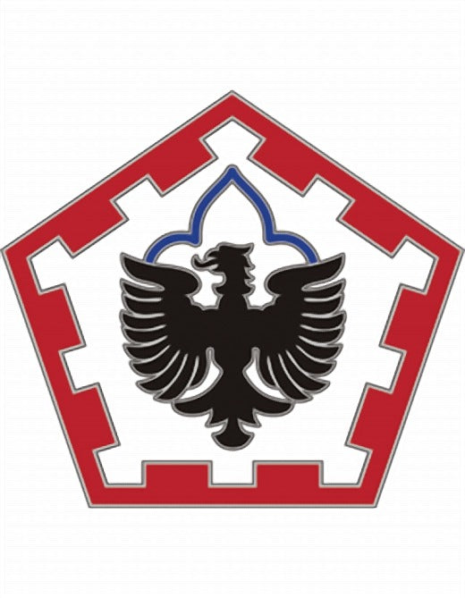 555th Engineer Brigade CSIB - Army Combat Service Identification Badge