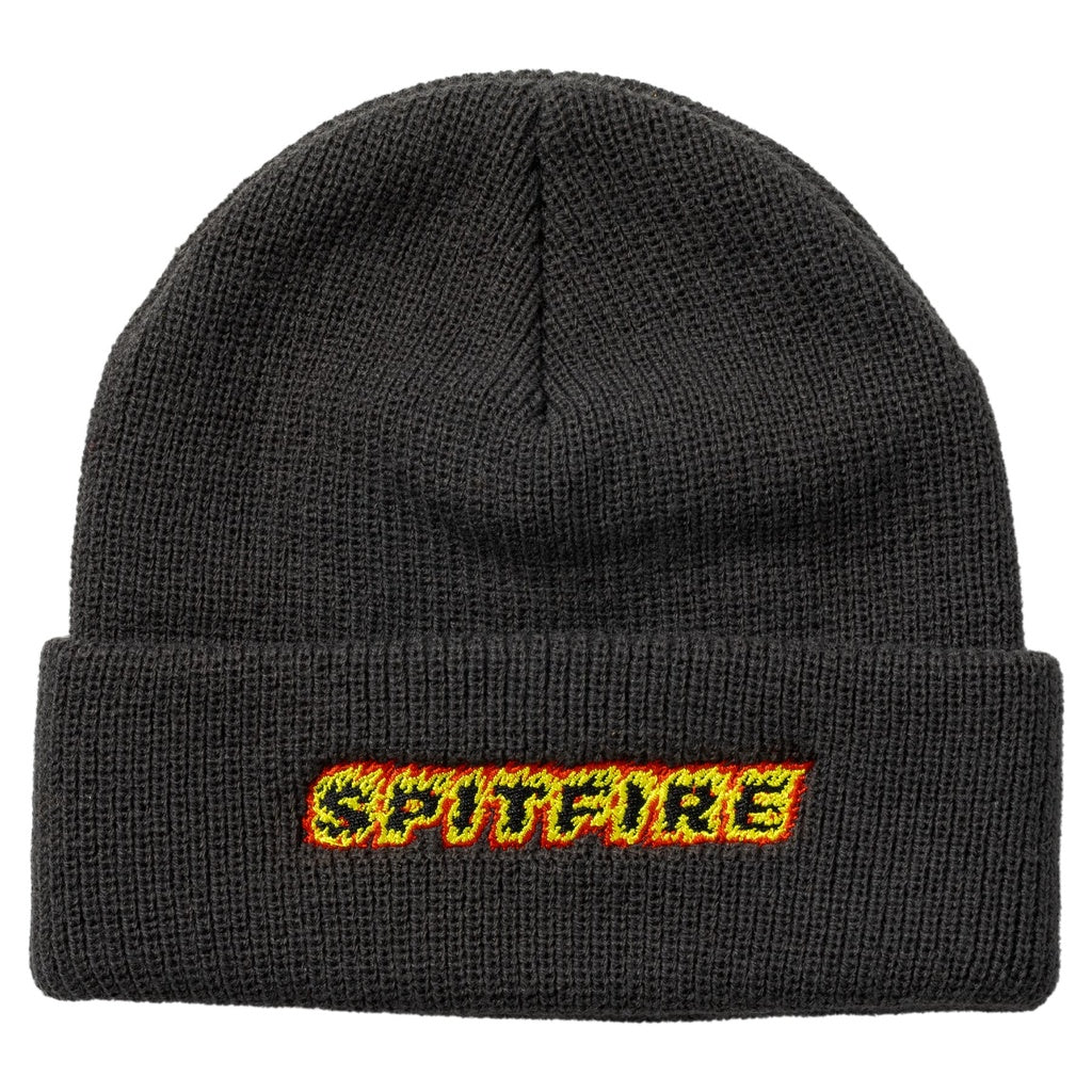 Spitfire Flame Script Cuff (Charcoal) Beanie