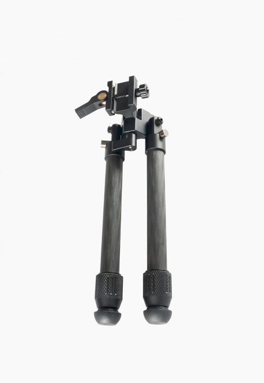 Linkogear HB-C01L Carbon Fiber Tac Bipod – QD Picatinny – Rubber & Spike Feet