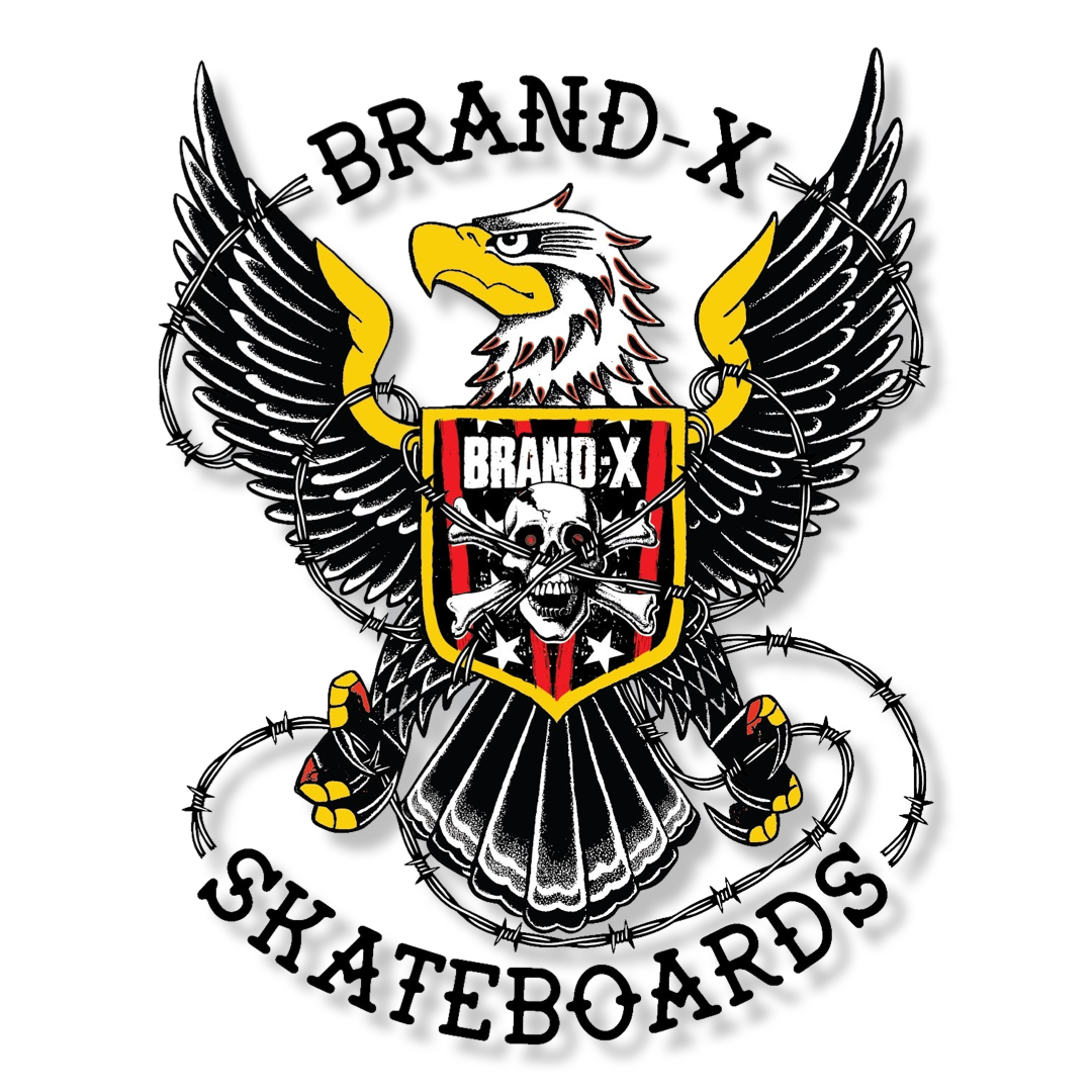 Brand-X EAGLE Sticker 2.75"