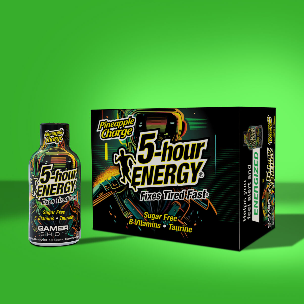 24 Pack 5-hour ENERGY Extra Strength Shots, Pineapple Charge Flavor, 1.93 Fl Oz