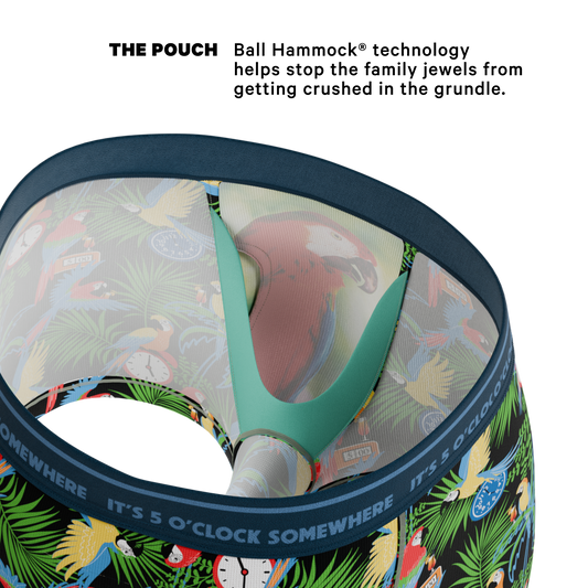 The 5 O'Clock Somewhere | Margaritaville® Ball Hammock® Pouch Trunks Underwear