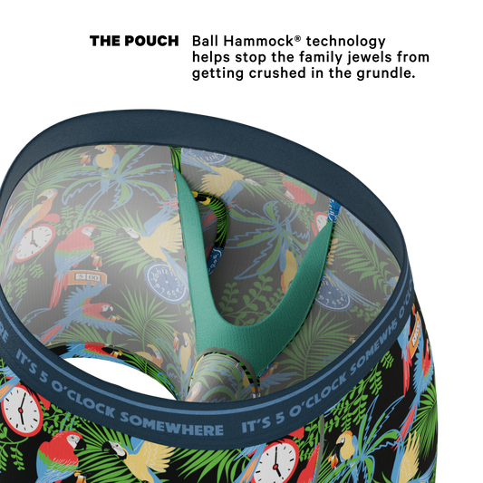 The 5 O'Clock Somewhere | Margaritaville® Ball Hammock® Pouch Underwear With Fly
