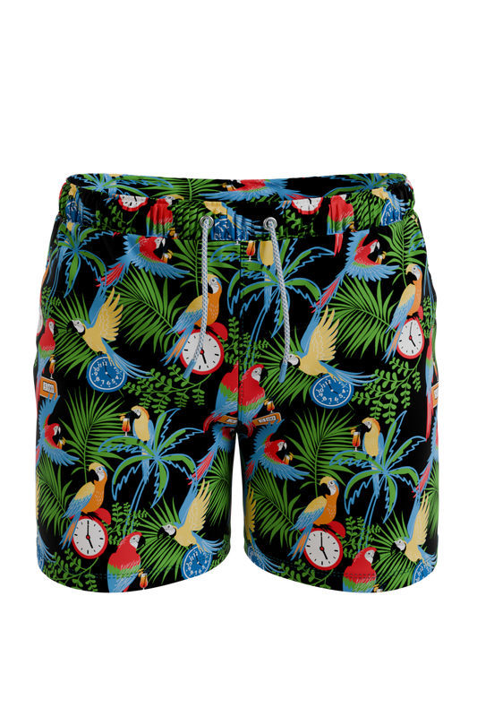 The 5 O'Clock Somewhere | Margaritaville® Ball Hammock® Pouch 8" Swim Trunks
