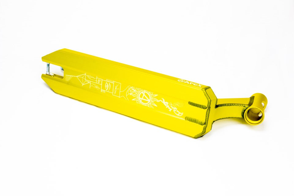 Apex Jesse Bayes Signature Scooter Deck 580mm - Bright Yellow