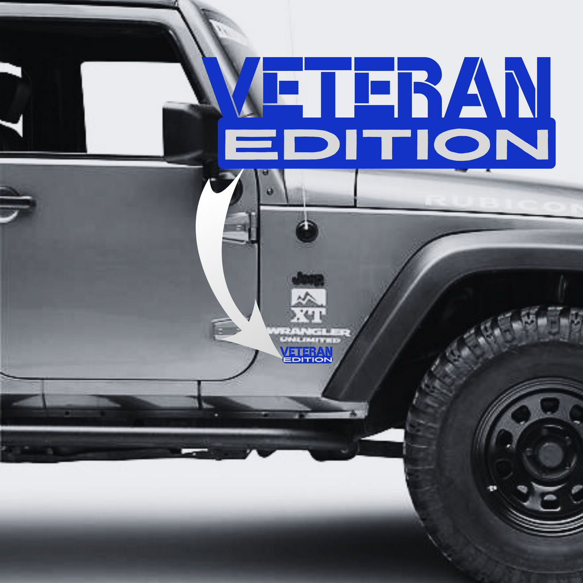 Veteran Edition Decal Badge- 2 Pack