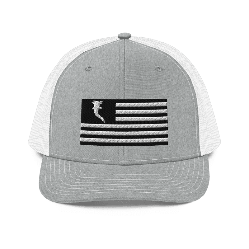 Flag Embroidered BnW (Snapback)