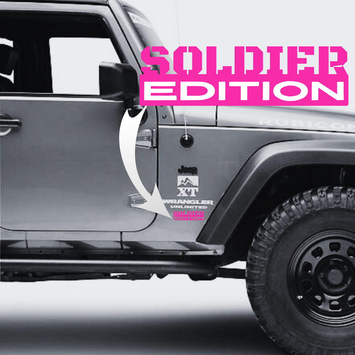 Soldier Edition Decal Badge - 2 Pack