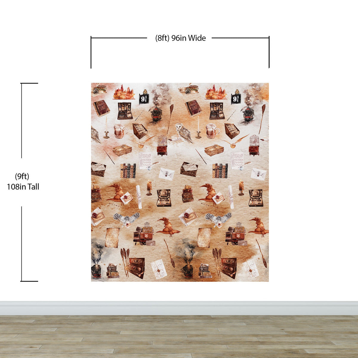 Wizardly World Fantasy Wallpaper Pattern. #6374