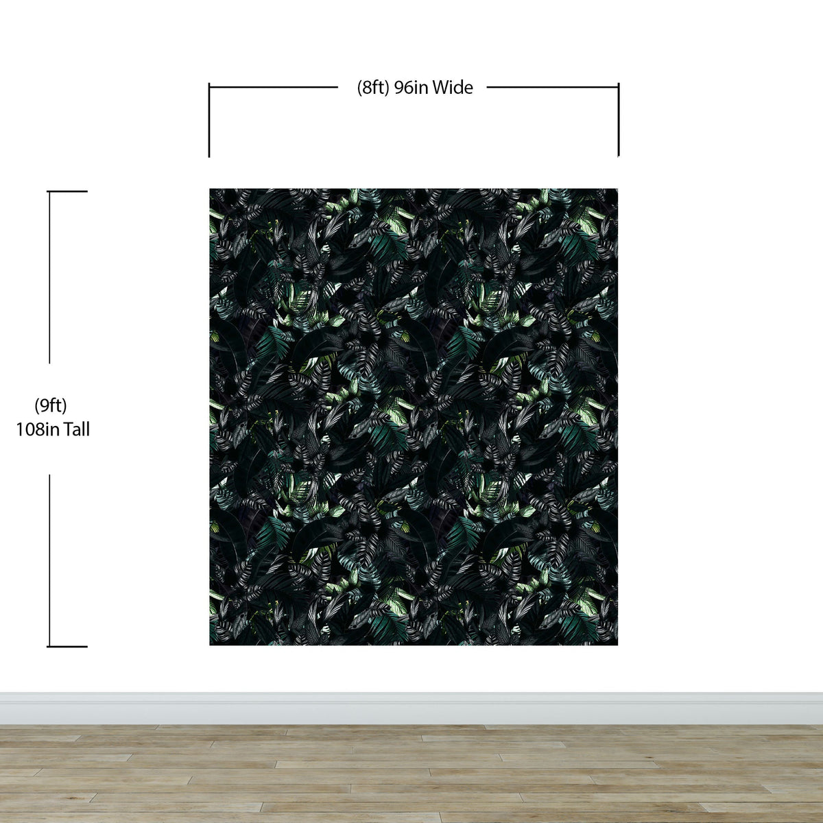 Tropical Leaves In a Dark Jungle Background Wallpaper #6536