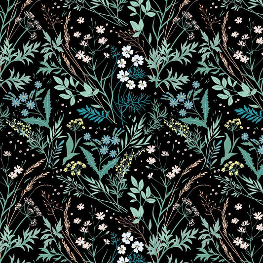 Green Fern Floral Botanical Pattern Wallpaper. #6685