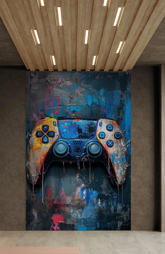 Playstation Gamer Wallpaper Mural. #6913