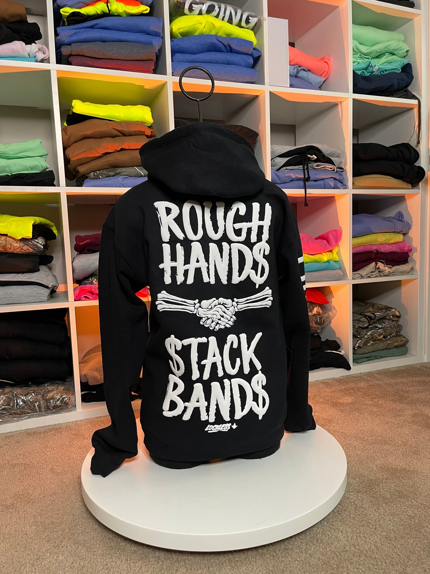 Rough Hands Stack Bands (Tee, Hoodie, Long Sleeve)