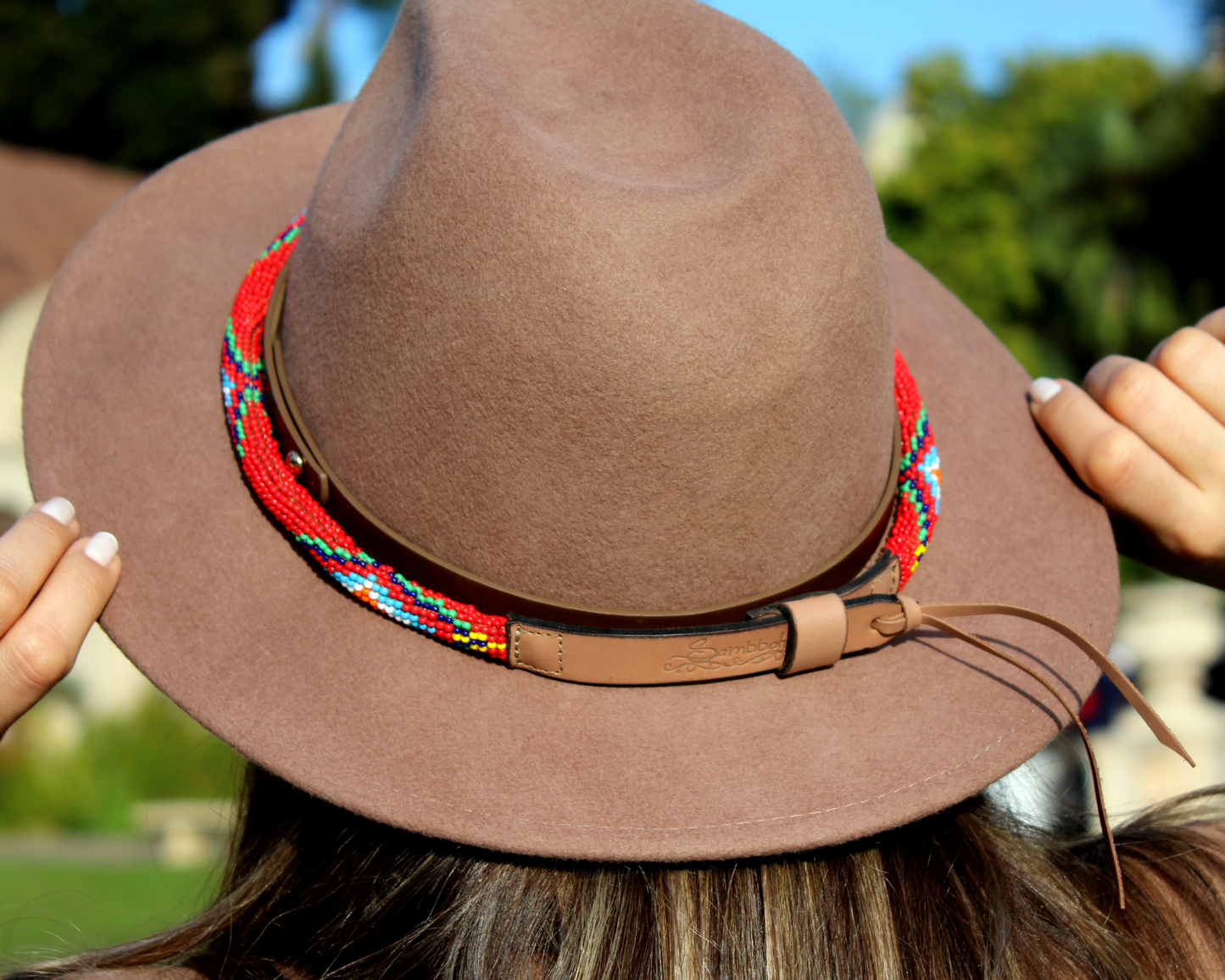 Red Vogue Sambboho Hatband