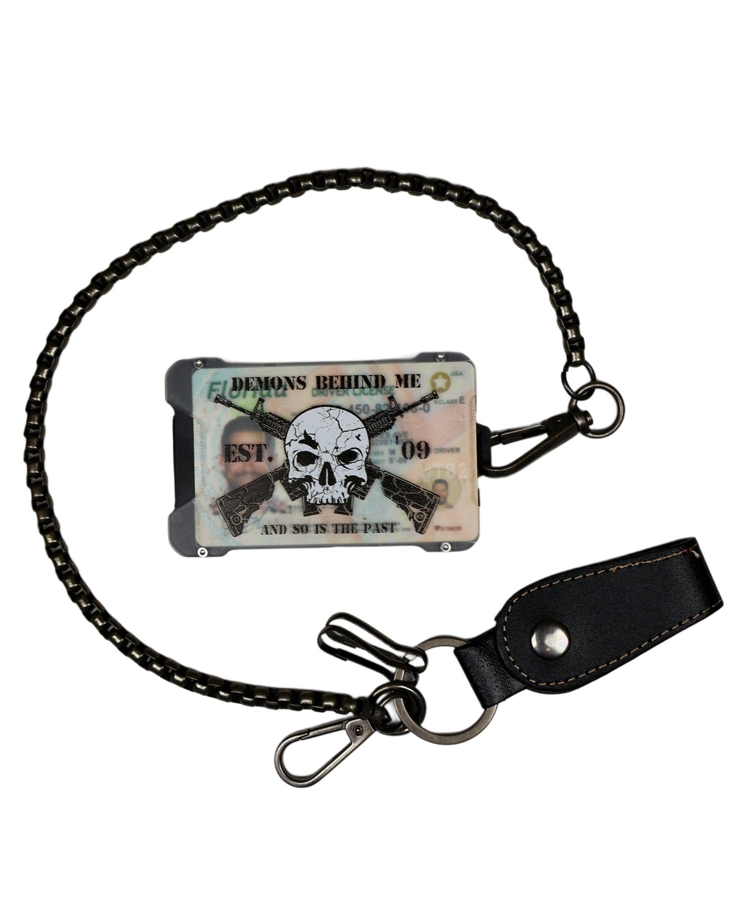 Gambler Wallet w/Chain Clip & ID Holder (wallet chain sold separately)