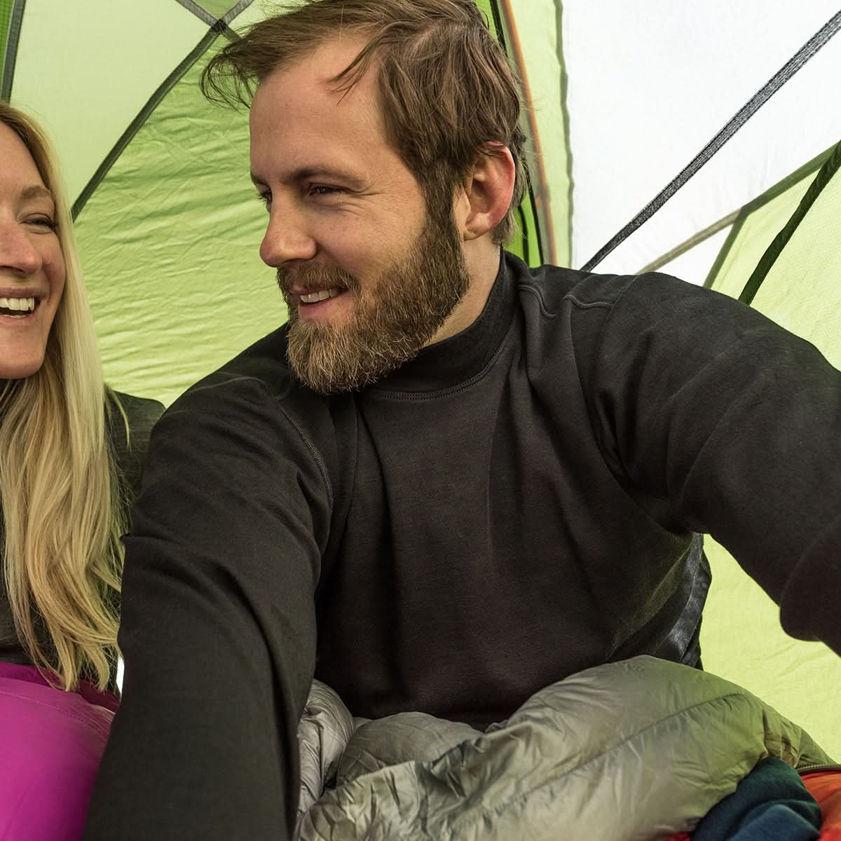 Midweight Wool Mock Neck - 100% Merino Wool