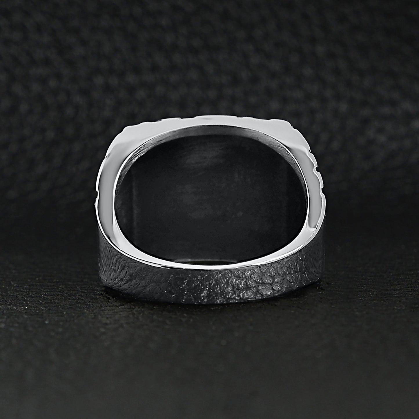 Stainless Steel "BITCH" Signet Unisex Ring