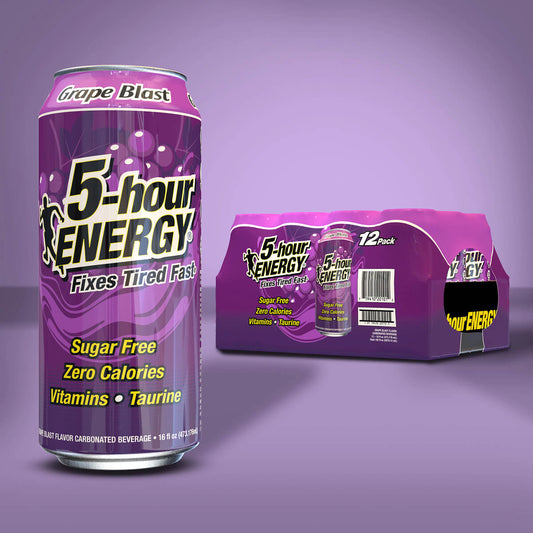 Grape Blast Flavor Extra Strength 5-hour ENERGY Drink 12-pack