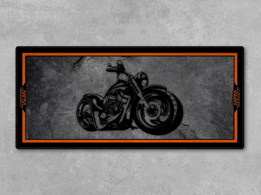 MPM Motorcycle Mat Design for Chopper Motorcycle - MM7208