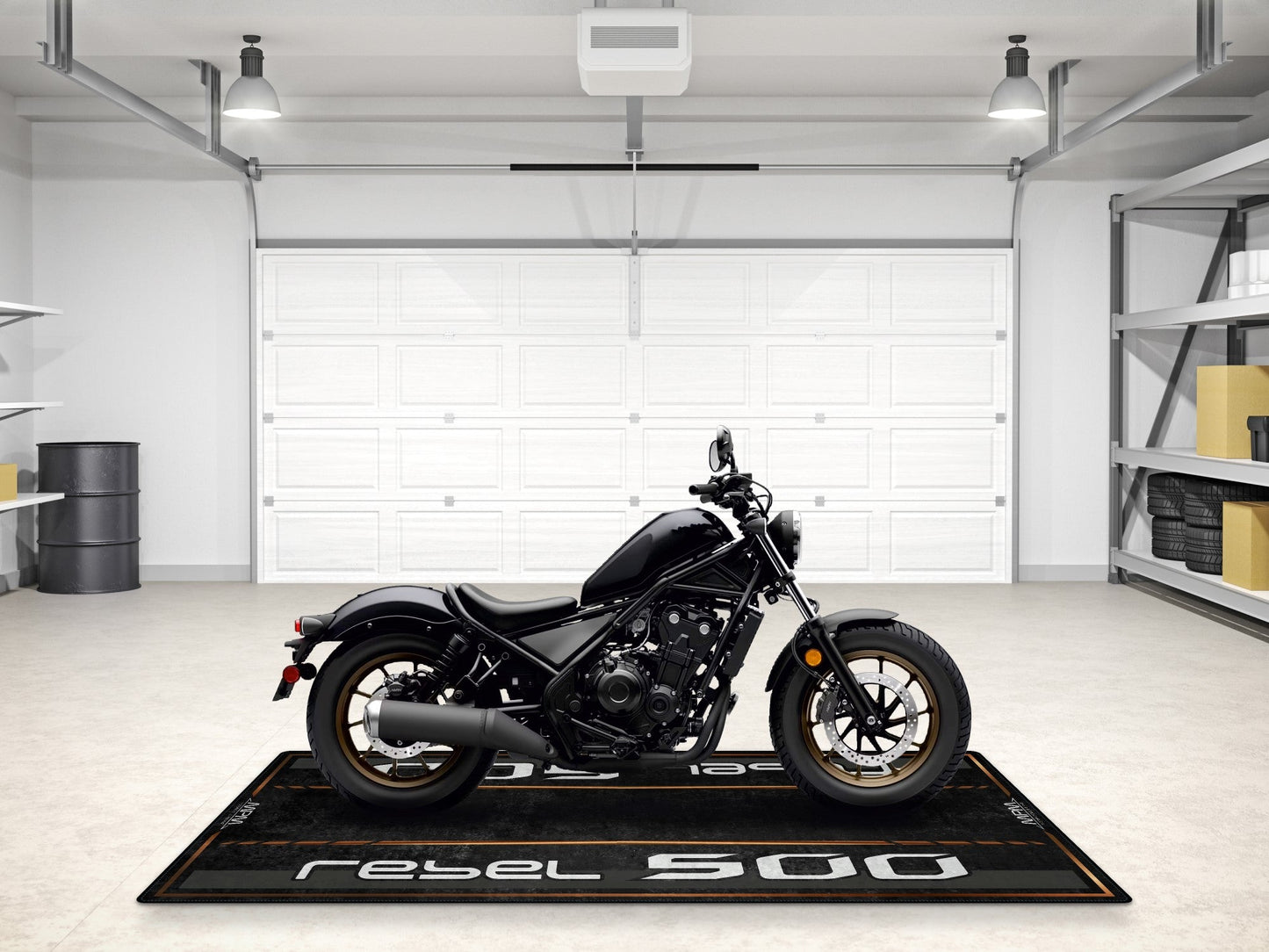 MPM Motorcycle Mat for Honda Rebel 500 - MM7439