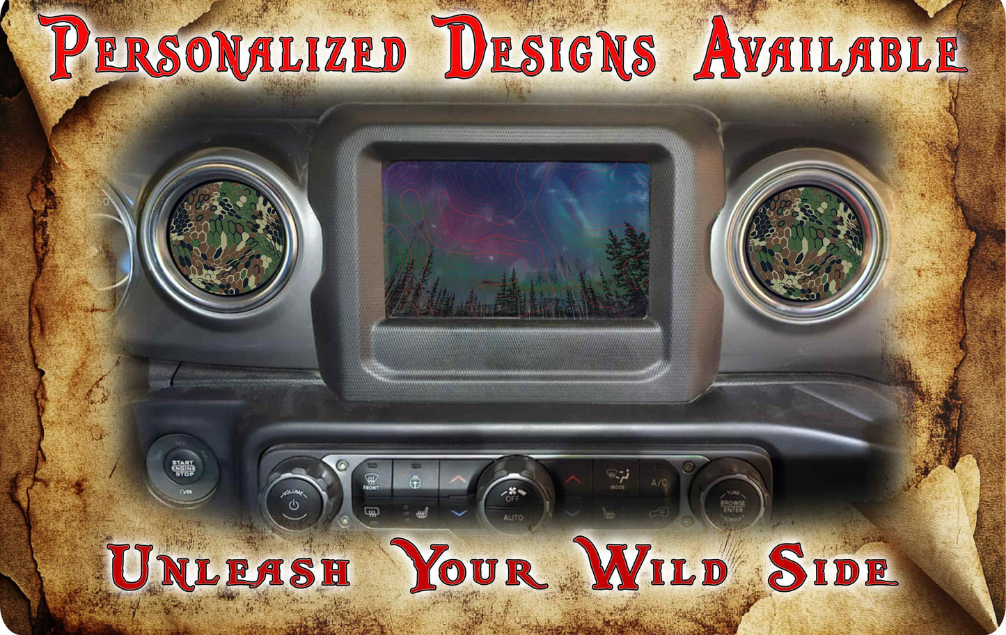 kryptic camo Steering wheel decal 108