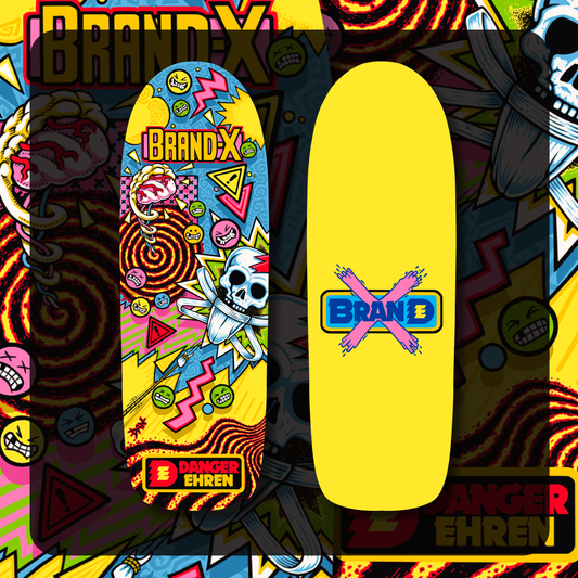 "DANGER WEIRDO" Ehren McGhehey Limited Edition HAND-PAINTED Deck (PRE-ORDER, MAY 2027)