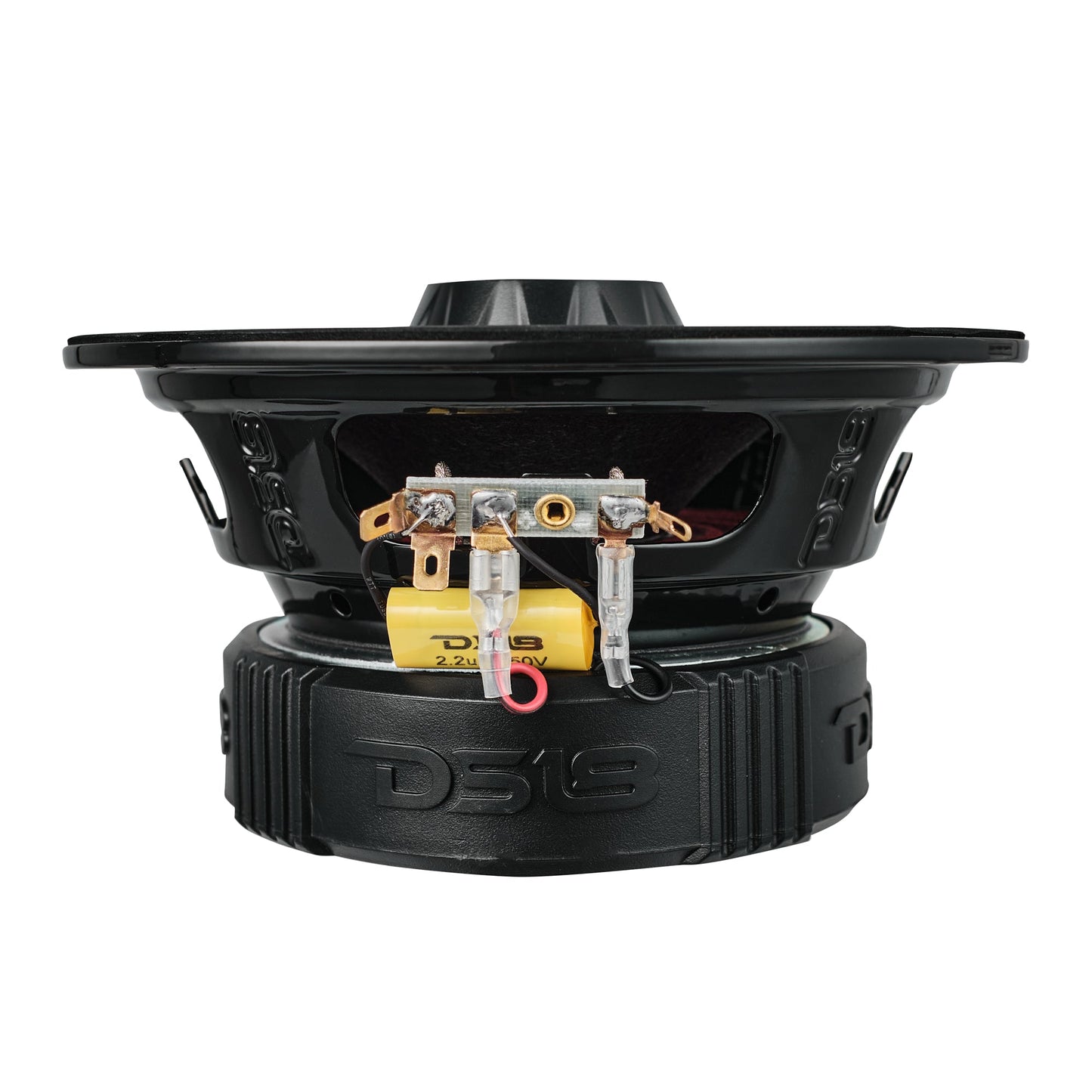 PRO-ZT 6.5" Coaxial Mid-Range Loudspeaker with Water-Resistant Cone Built-in Bullet Tweeter and Grill | 225W RMS 4-Ohm