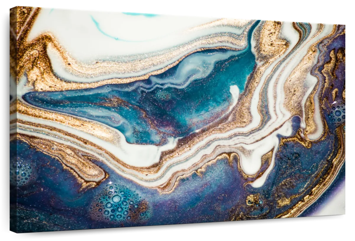 Agate Ripples Abstract Wall Art