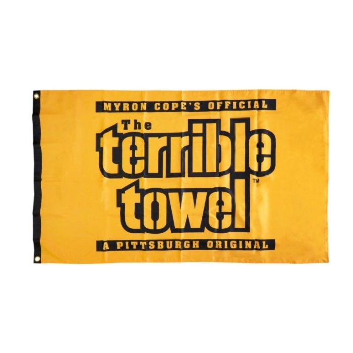 Pittsburgh Steelers Terrible Towel Flag - Double-Sided 3'x5' Outdoor Flag – Official NFL Merchandise
