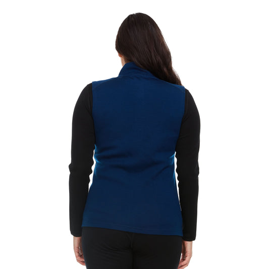 Women's Heavyweight Wool Vest - 100% Merino Wool