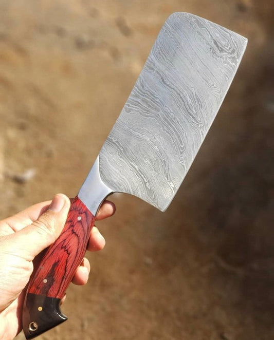 08 PCS Damascus Steel Kitchen Knives Set