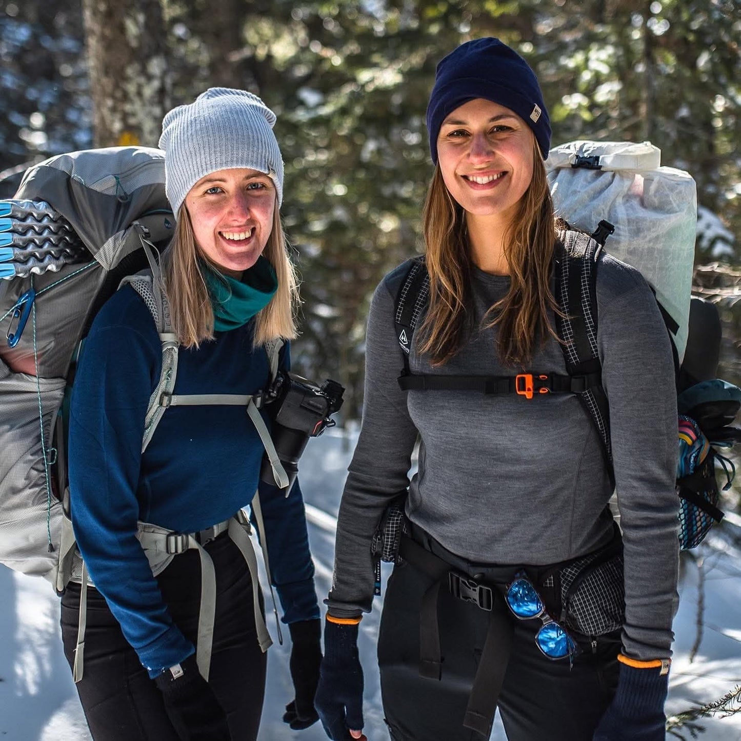 Midweight Women's Wool Crew Top - 100% Merino Wool