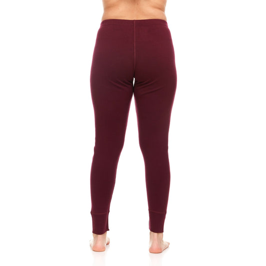 Women's Heavyweight Wool Bottoms Thermal Base layer - 100% Merino Wool