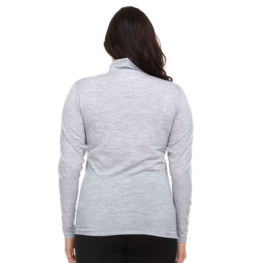 Microweight Women's Wool 1/4-Zip - Woolverino