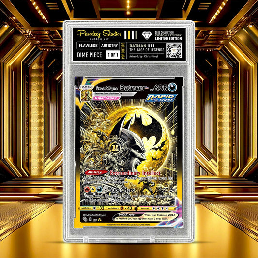 Custom One of One Fan Art Artwork Print and Slab 2.5” x 3.5” Trading Card with Custom Label (Upload Art or Tell Us what you want)