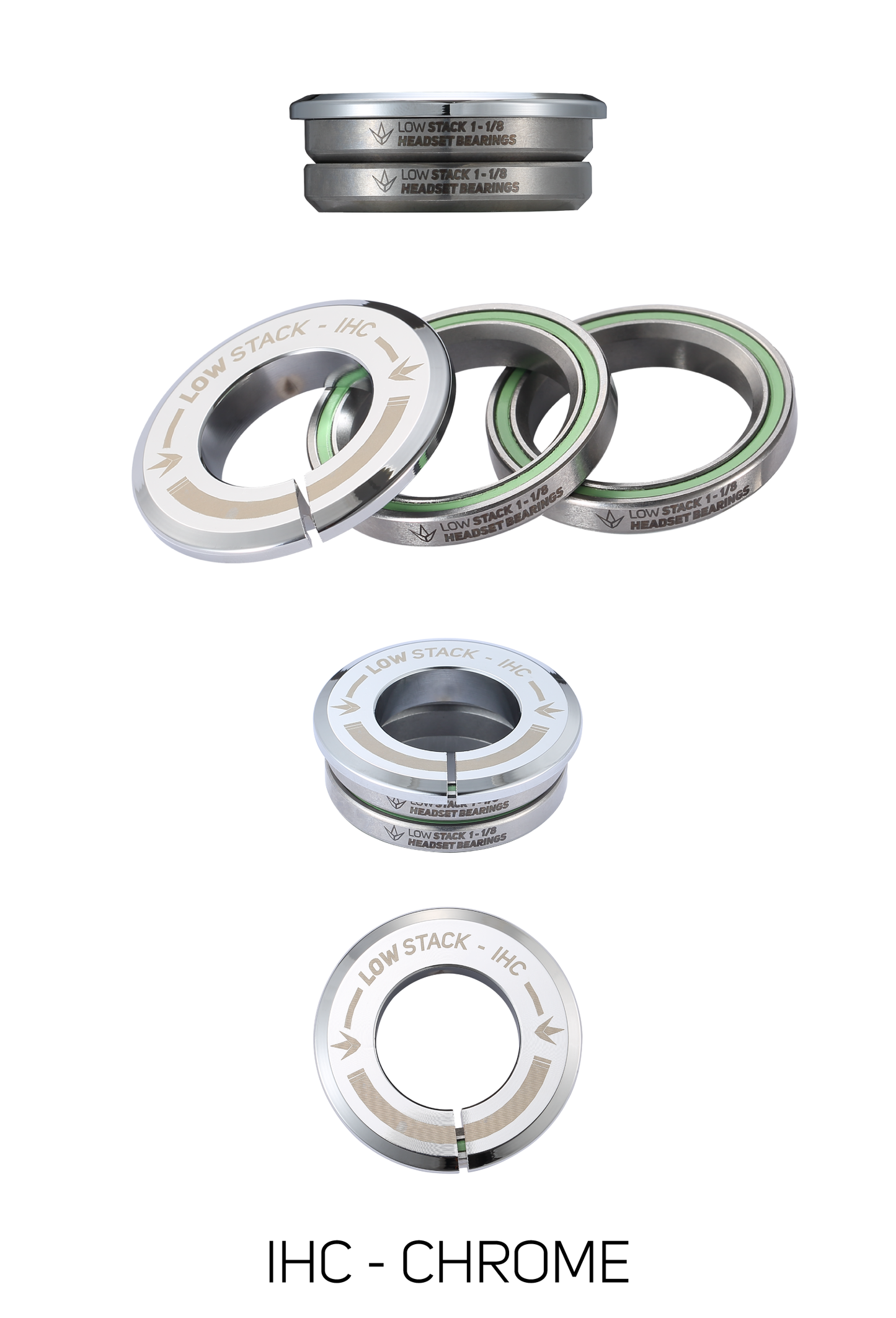 Envy Low Stack Headset IHC - Chrome