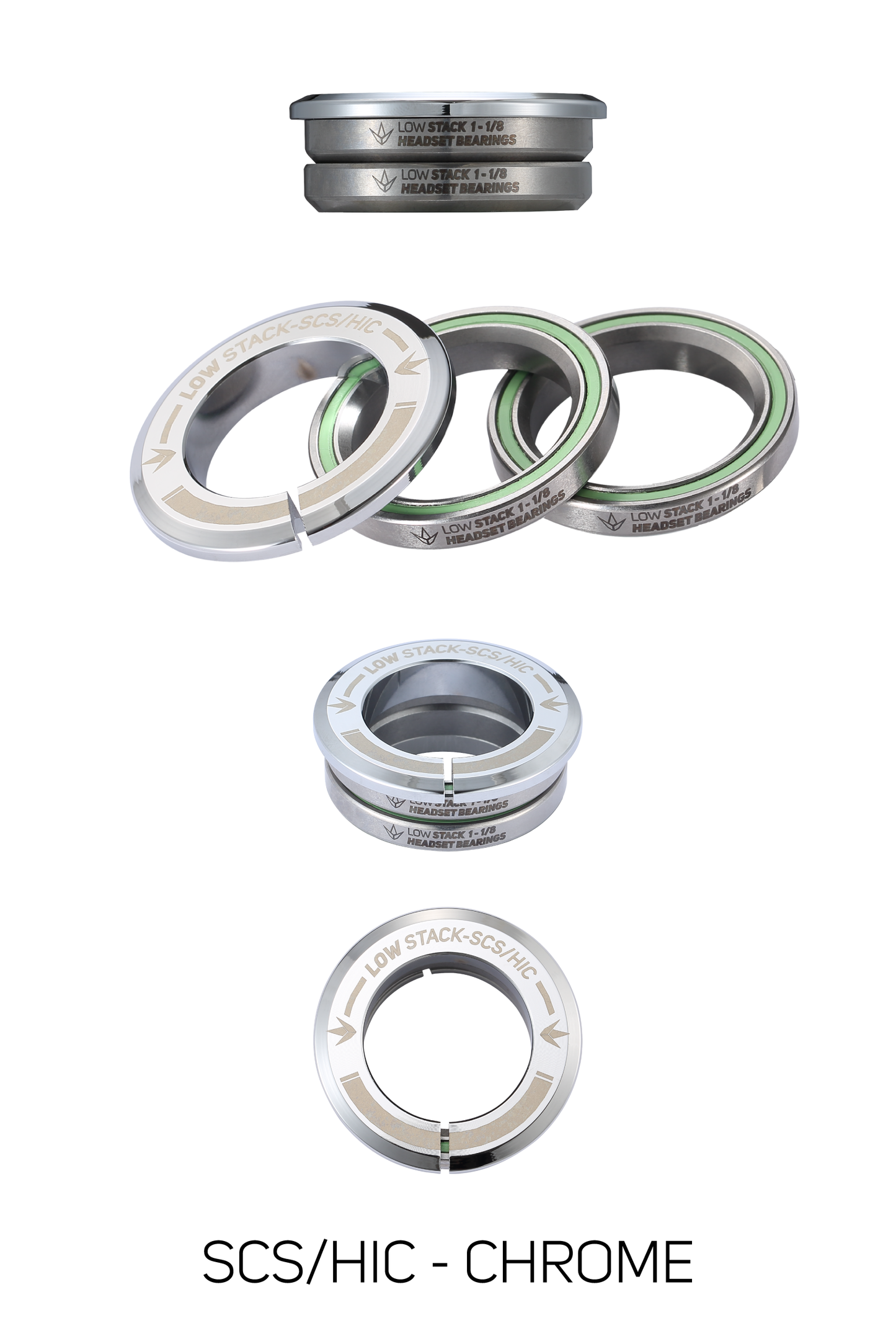 Envy Low Stack Headset SCS - Chrome