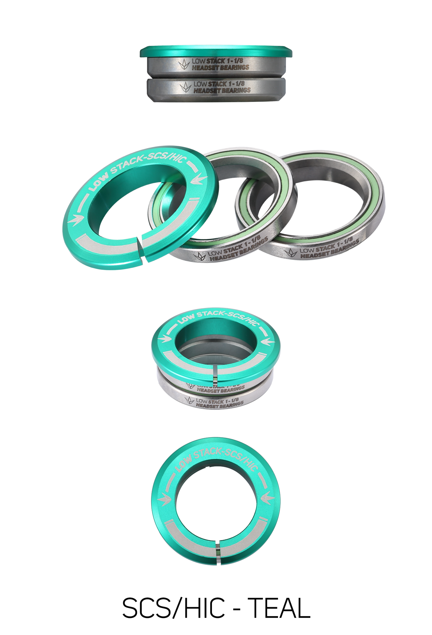 Envy Low Stack Headset SCS - Teal