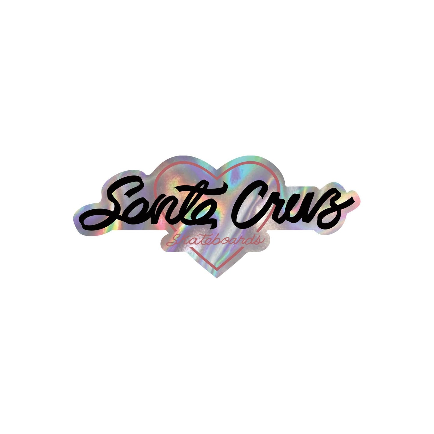 Santa Cruz Love Script Sticker