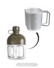 AUSTRIAN CANTEEN W/CUP & OD COVER LIKE NEW