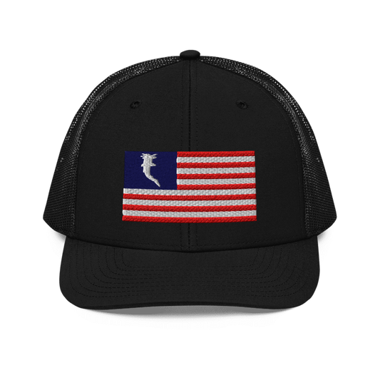 Flag Embroidered RWB (Snapback)