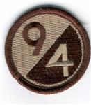 94th Infantry Division Desert Patch - Closeout Great for Shadow Box