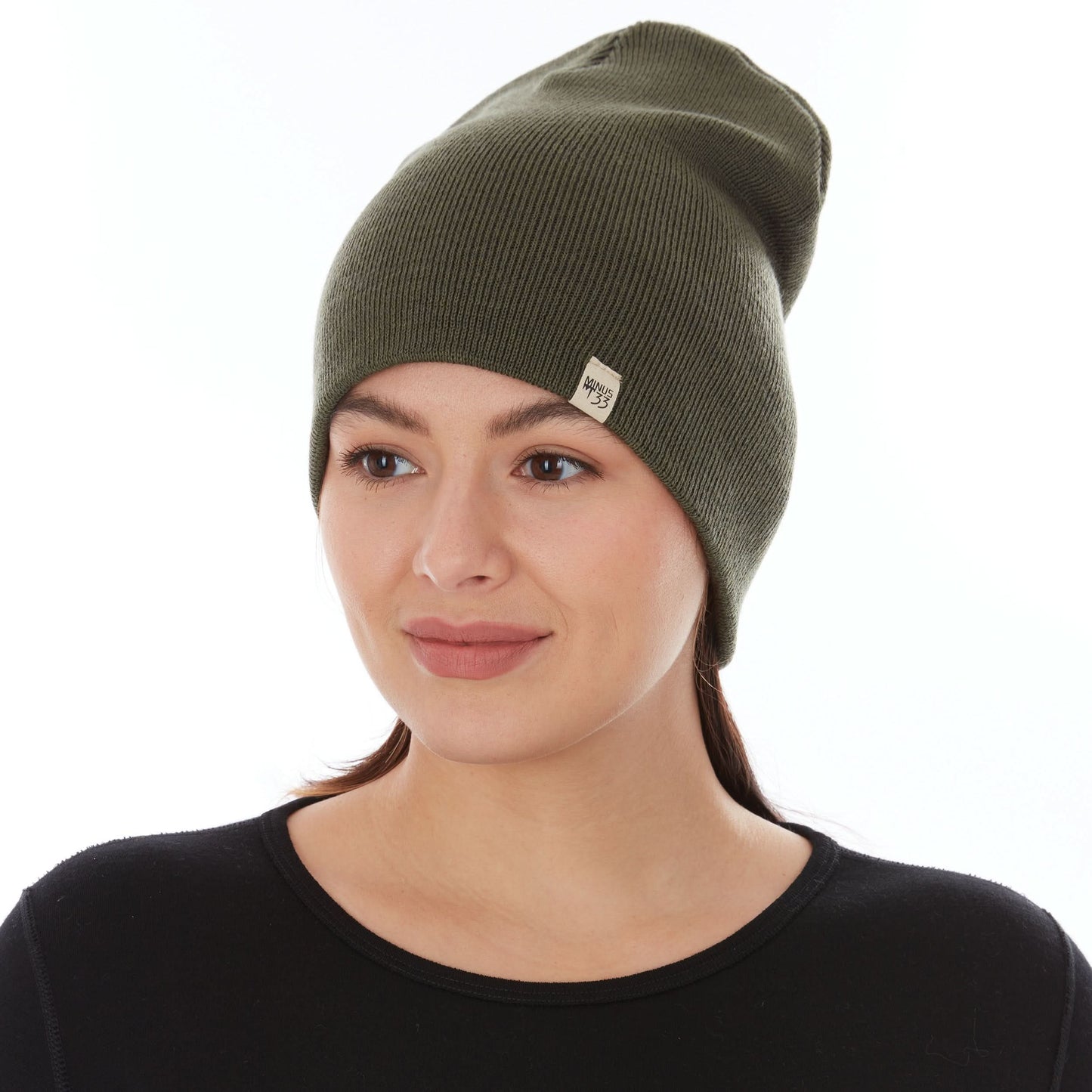 100% Merino Wool Knit Beanie - Heavyweight