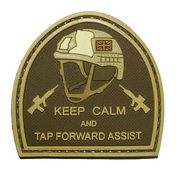 Keep Calm & Tap Forward Assist - BROWN / TAN